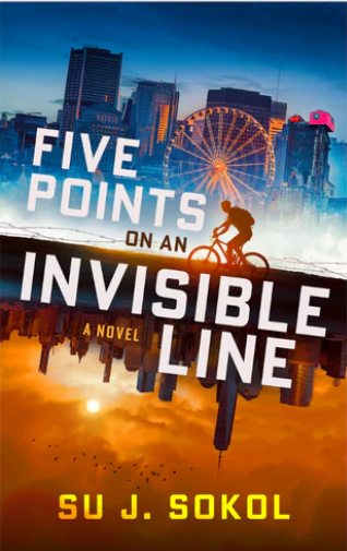 Five Points on an Invisible Line