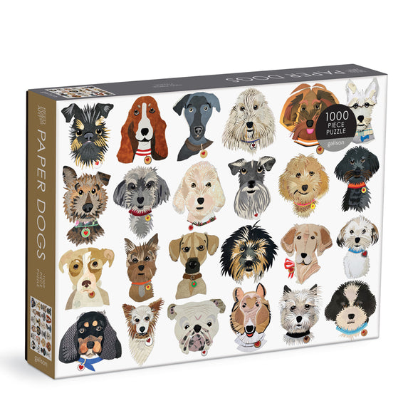 Paper Dogs 1000 Pc Puzzle