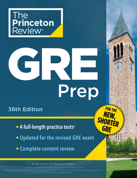 Princeton Review GRE Prep, 36th Edition