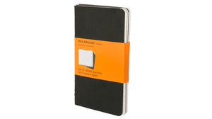 Moleskine Cahier Journal (Set of 3), Pocket, Ruled, Black, Soft Cover (3.5 x 5.5)