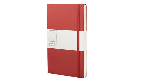 Moleskine Classic Notebook, Large, Ruled, Red, Hard Cover (5 x 8.25)