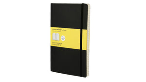 Moleskine Classic Notebook, Large, Squared, Black, Soft Cover (5 x 8.25)