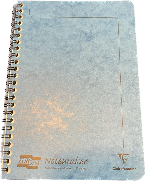 Europa Wirebound Lined Notebook medium 4855z